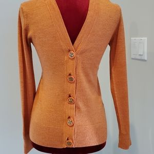 Tory Burch Orange Cardigan